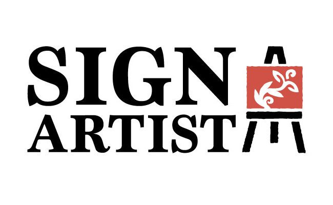Sign graphic design