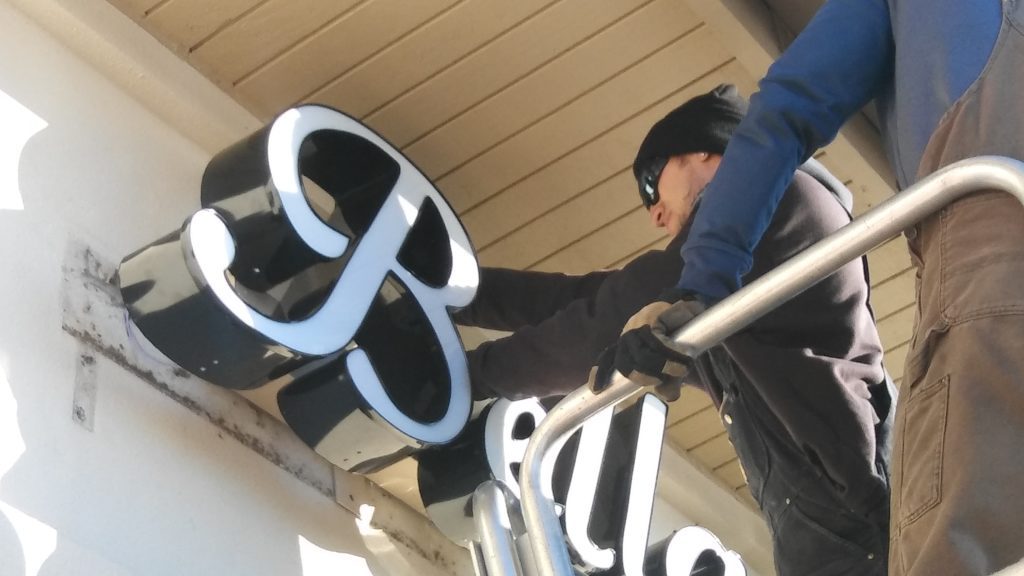 Installing channel letters