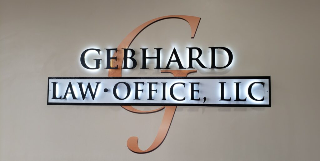 led lawyer office sign