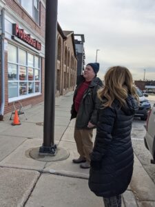 watching sign installation