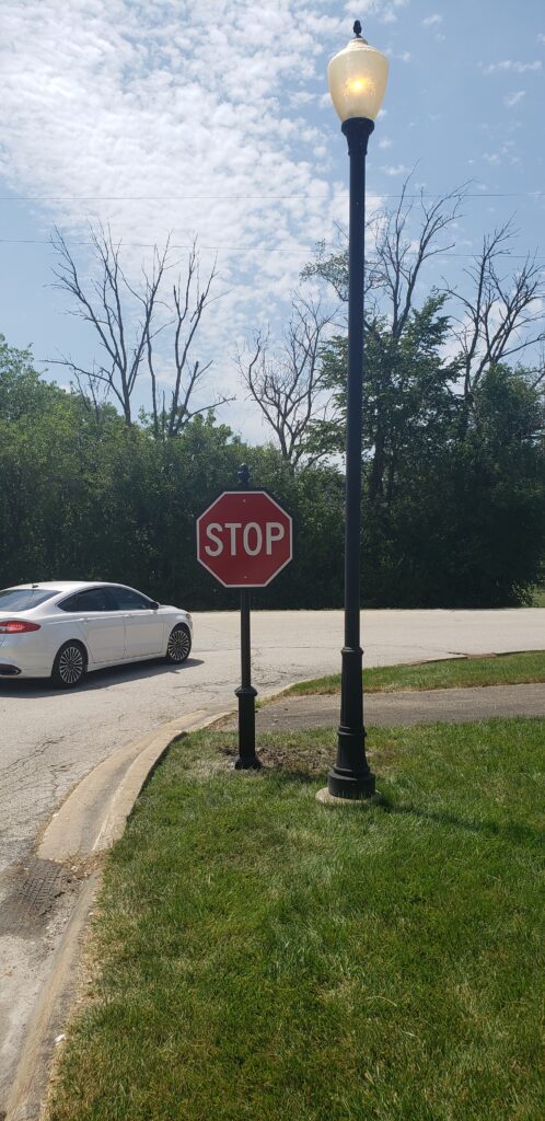 stop sign for traffic safety